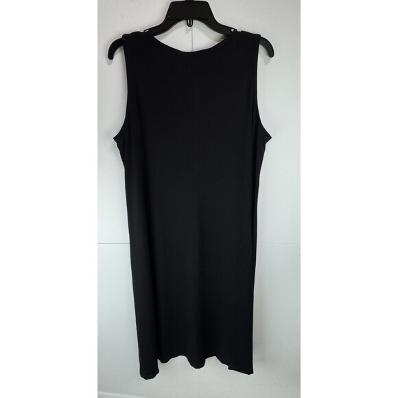 Eileen Fisher $198 Viscose Jersey V-Neck Flare Dress Size: XL - Picture 8 of 8